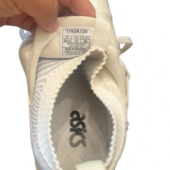 Asics Tiger Men Gel-Lyte V Sanze Knit Shoes White - Picture 6 of 11